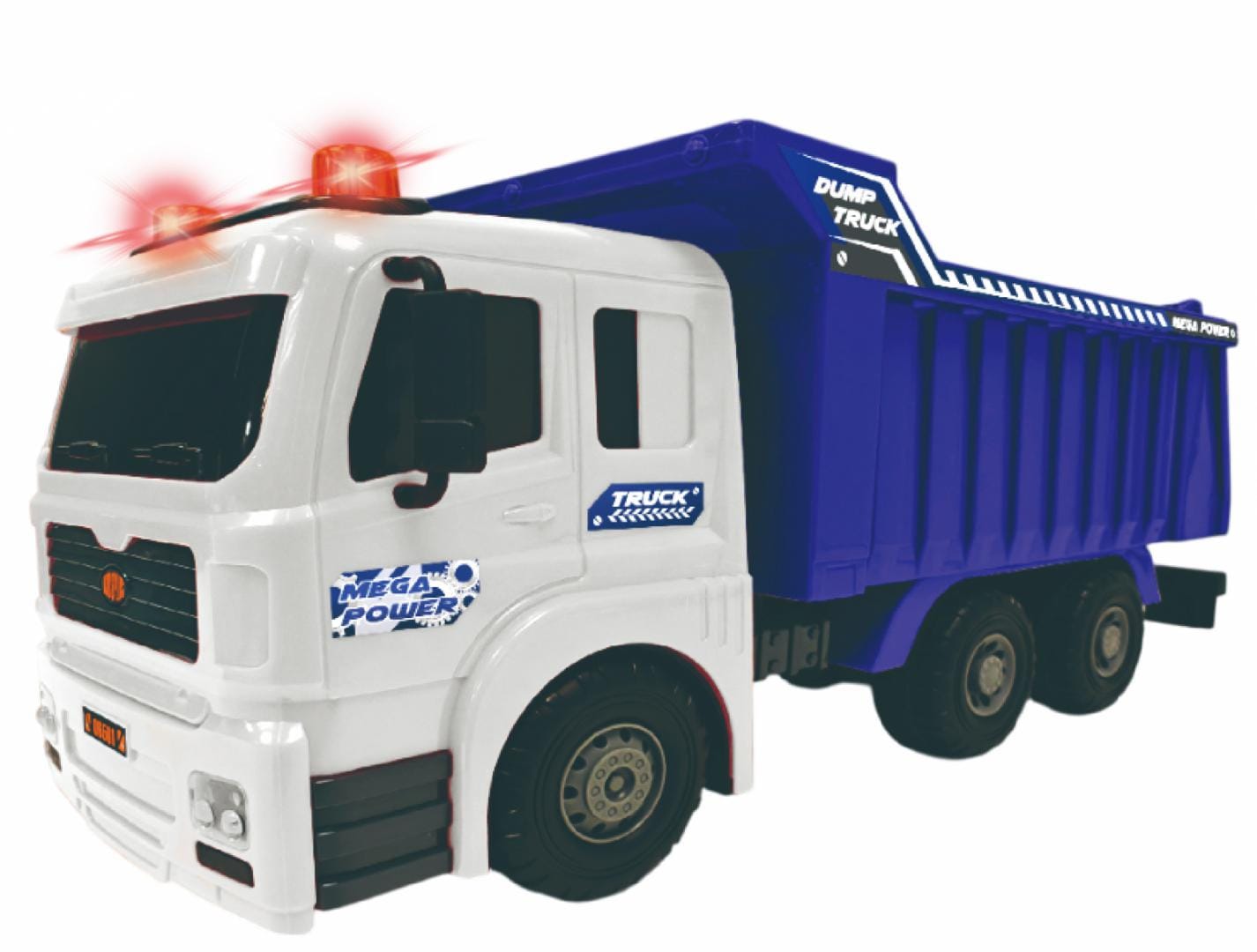 Vehicule cu Lumini si Sunet 1/6 - Basculanta si POMPIERI Cevodle - imagine 2