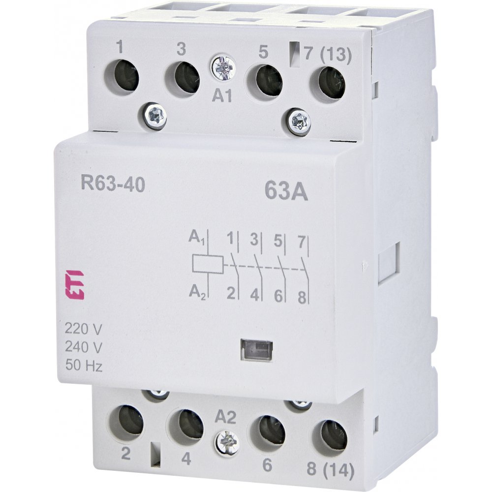 Contactor modular ETI R 63-40 63A 230VAC, 4 poli