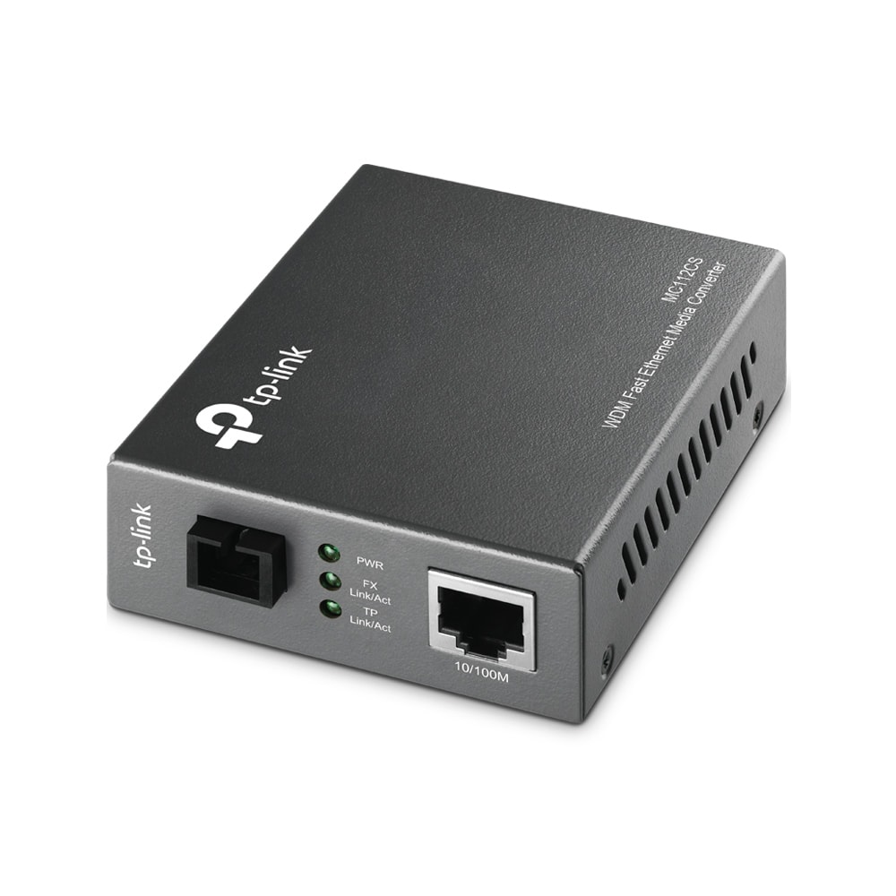 Media Convertor TP-LINK MC112CS - Fibră Optică 20km