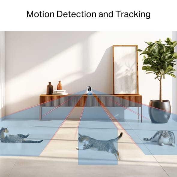 Cameră Supraveghere MERCUSYS MC230 Wi-Fi 3K Pan/Tilt Audio - imagine 3