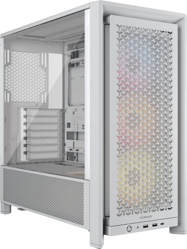 Carcasa CORSAIR FRAME 4000D RS ARGB Alb - Mid Tower Modular
