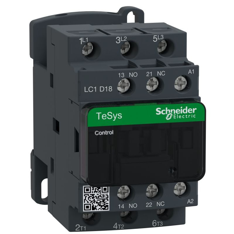 Contactor Schneider LC1D18B7, 3P 18A, 24V AC