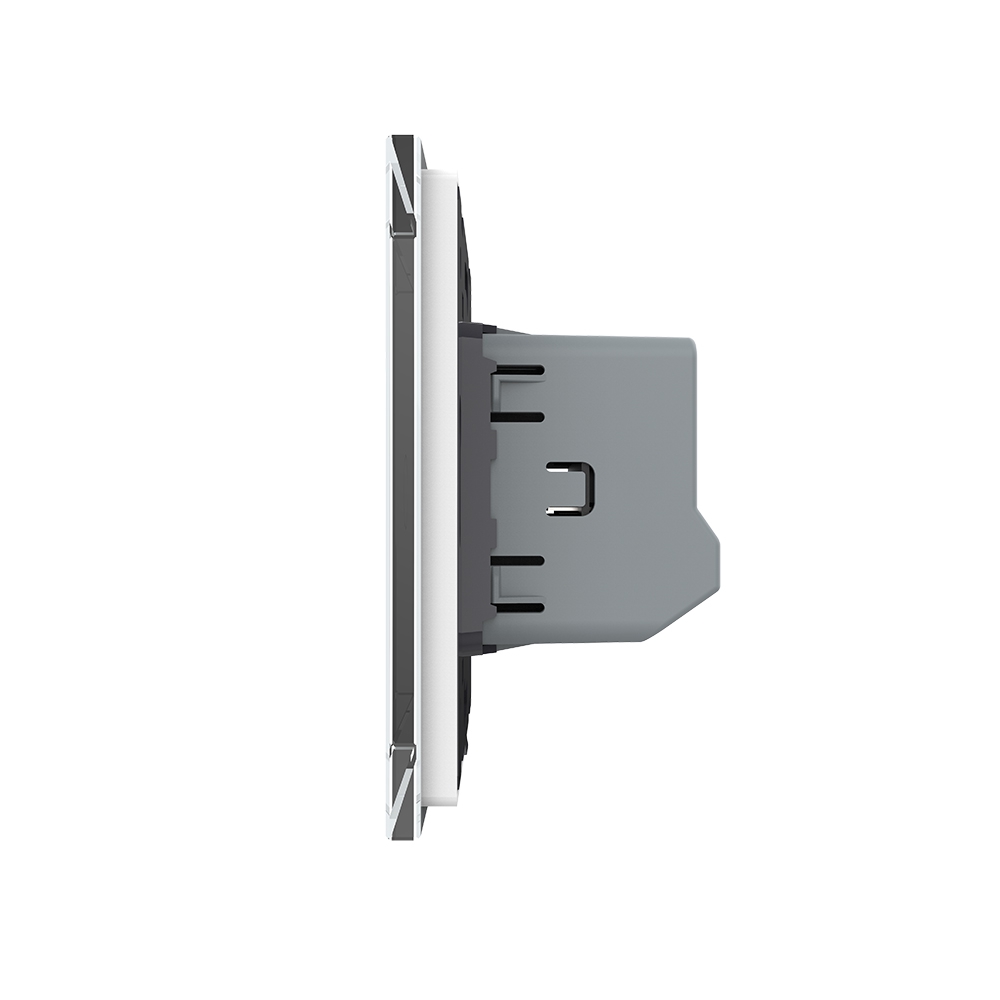 Buton Sonerie Touch LIVOLO, Sticlă, Design Modern - imagine 3