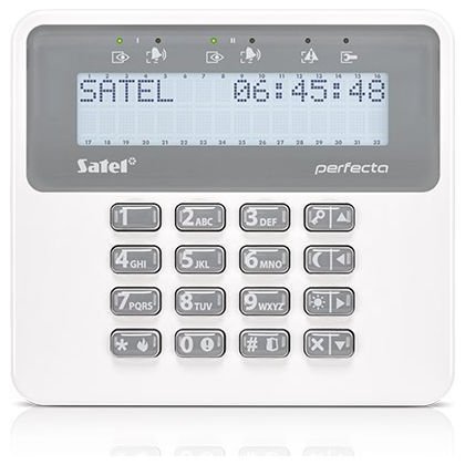 Tastatura Satel PRF-LCD-WRL LCD Wireless Compatibila PERFECTA