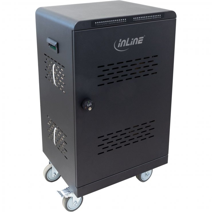 Stație de încărcare InLine 32xUSB-C 2000W PD3.0/QC5.0
