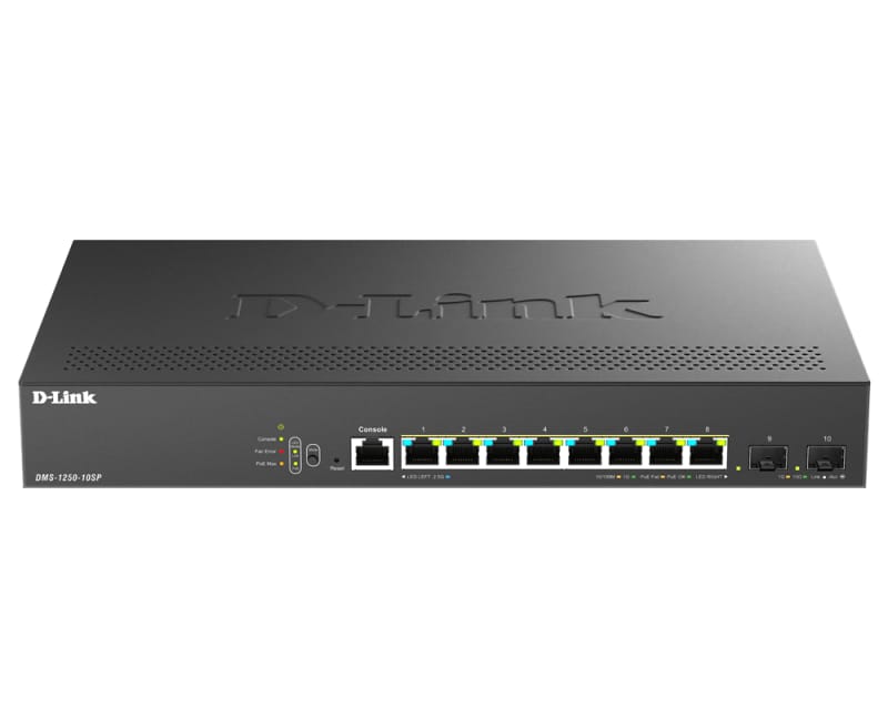 Switch D-Link DMS-1250-10SP Gigabit Managed - 8 Porturi + 2 SFP+ - imagine 2