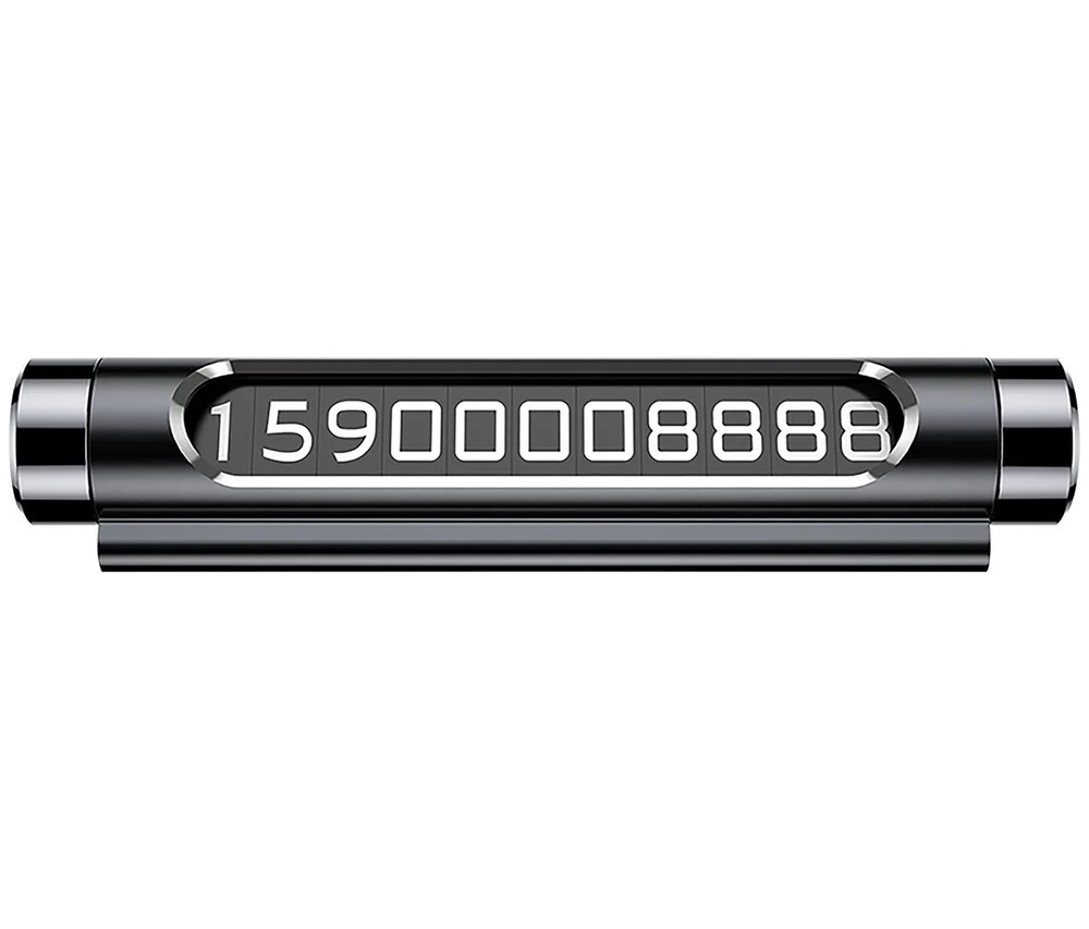 Suport Număr Telefon Parbriz Baseus ACNUM-01, Negru