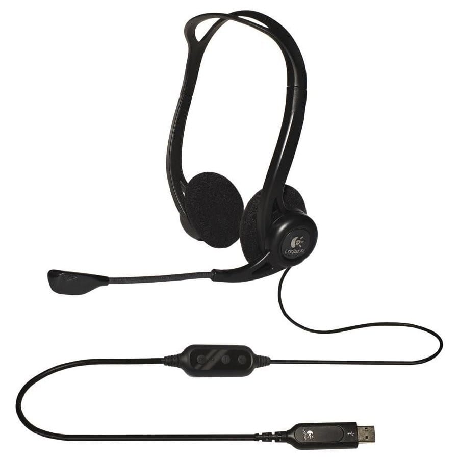 Căști Logitech PC 960 USB - Audio Profesional pentru Birou - imagine 5