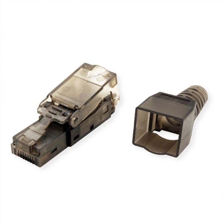 Conector RJ45 Cat6A UTP Value, Fir Solid