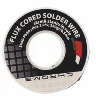 Fludor 250gr 0.5mm Chrome | Material de Lipit Calitate Superioară