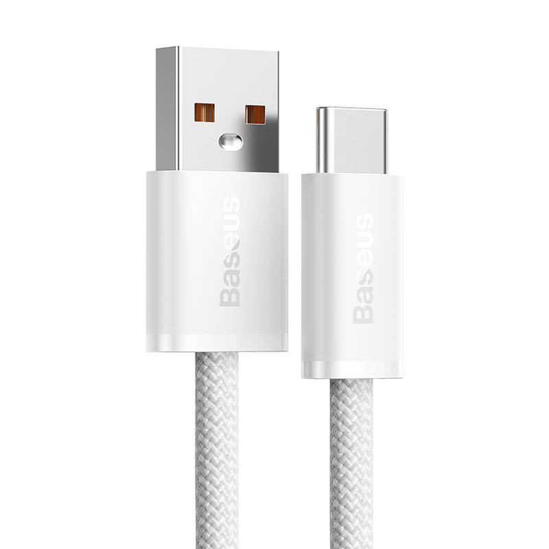 Cablu Baseus USB-C 100W, 1m, Alb - Încărcare Rapidă - imagine 4