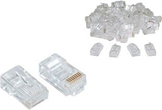 Mufă RJ-45 Cat5e Gembird, 10 bucăți, pentru cablu UTP