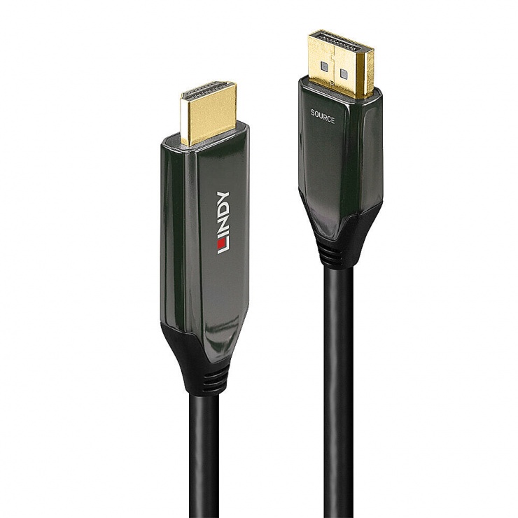 Cablu Activ DisplayPort la HDMI 8K Lindy, 1m