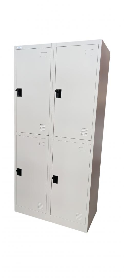 Vestiar Metal 4 Uși | Mobilier Depozitare Profesional - imagine 4