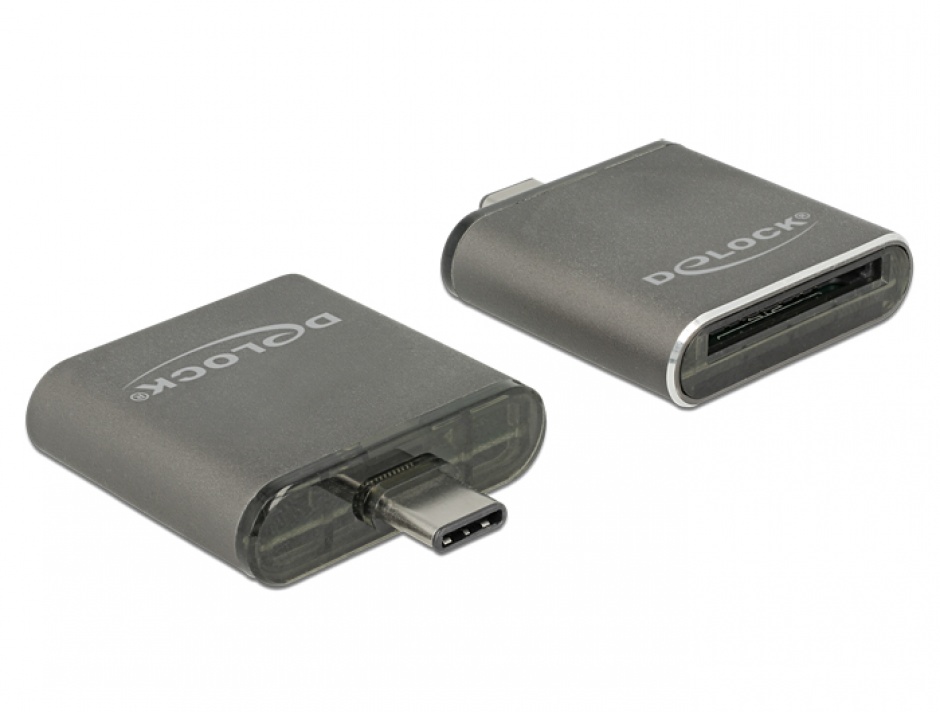 Cititor Carduri USB-C Delock UHS-II