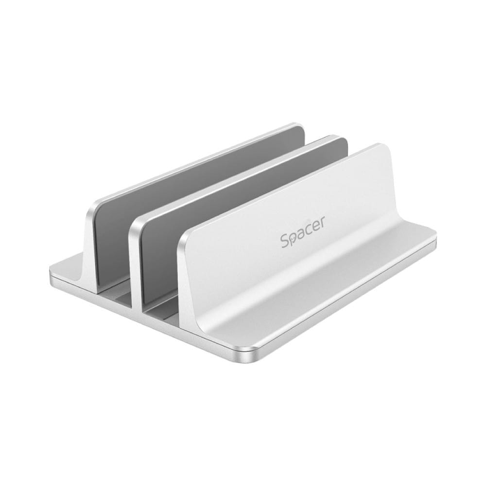 Stand Laptop Vertical Spacer SPS-Vertical Argintiu - 14-17" - imagine 2