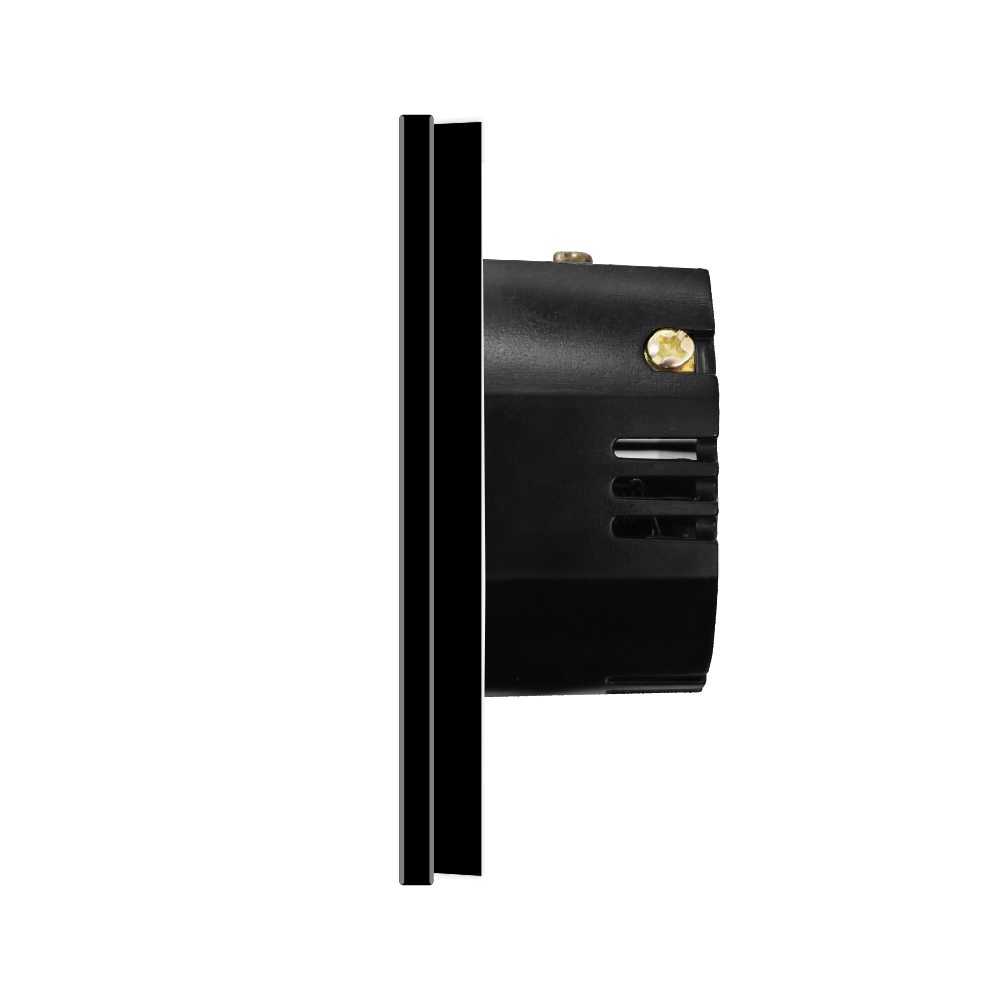 Intrerupator Touch Dublu RF433, Aluminiu/Sticla LUXION - imagine 7
