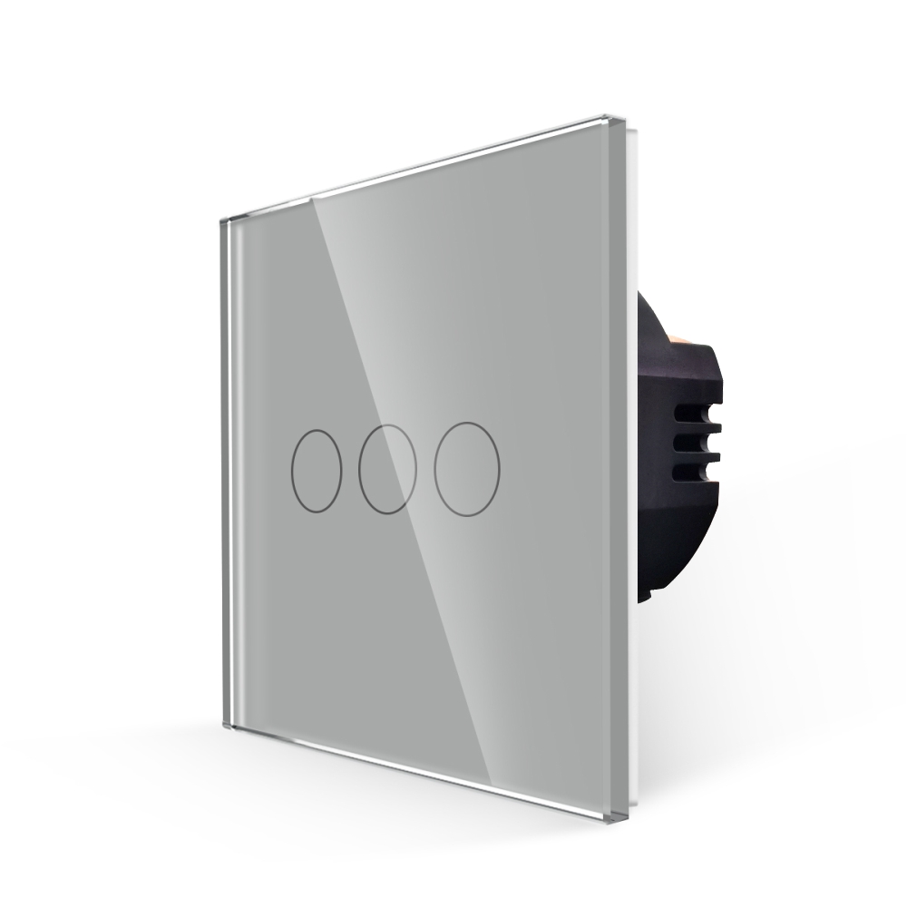 Intrerupator Triplu Touch Sticla LUXION 2000W - imagine 24