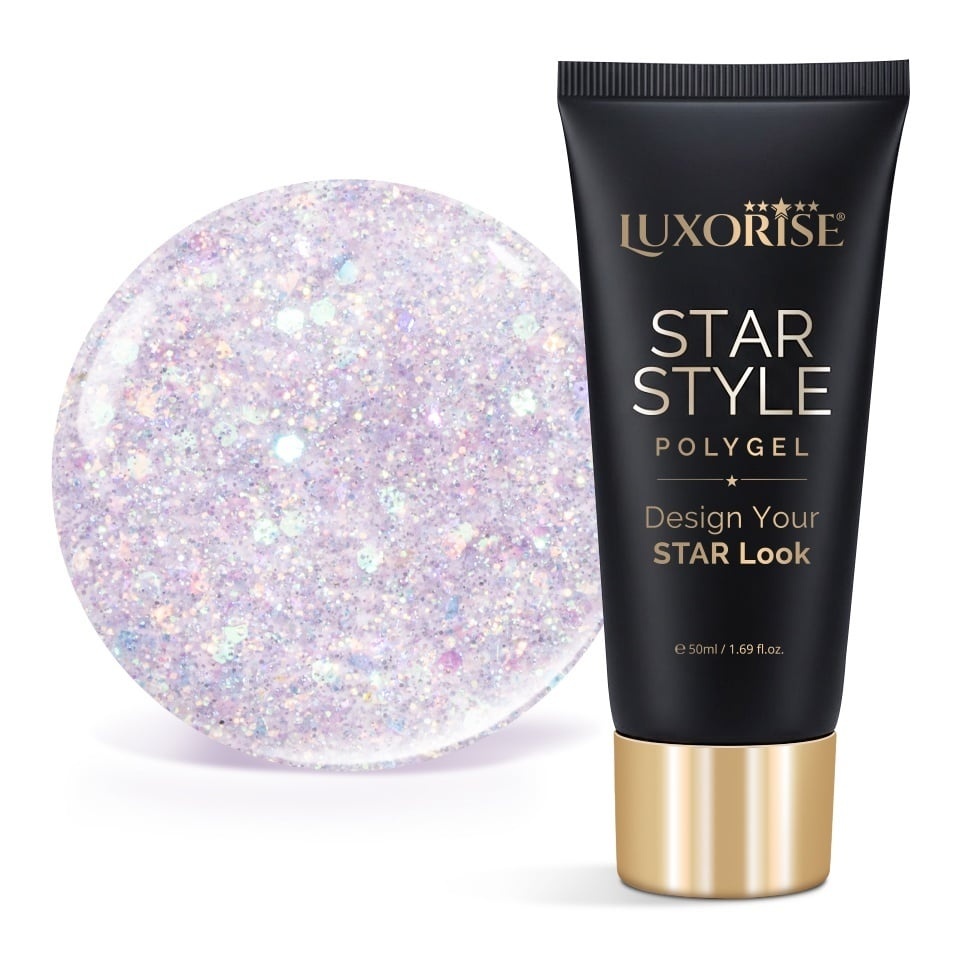 Polygel LUXORISE STAR STYLE - STAR VIBE Collection, Holo Star, 50ml