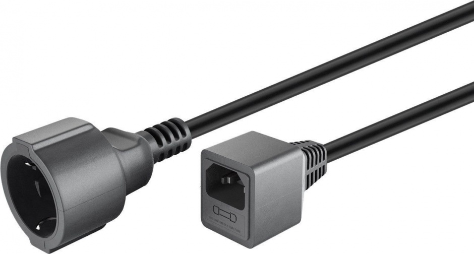 Cablu Goobay UPS Schuko la C14 0.2m