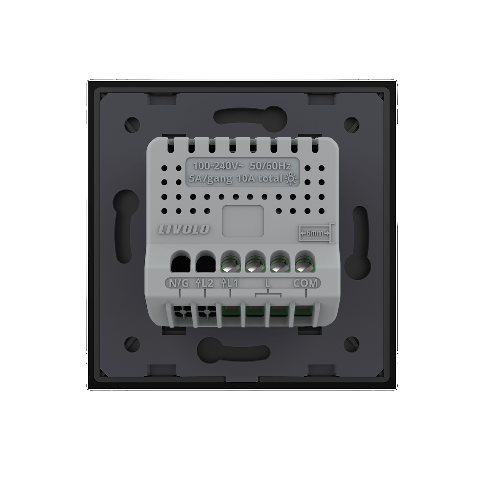 Intrerupator Touch ZigBee Livolo Sticla - imagine 8