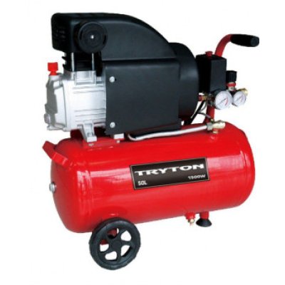 Compresor aer, motor cu ulei, 8BAR / 206L/MIN / 1500W / 50L Tryton TKO50