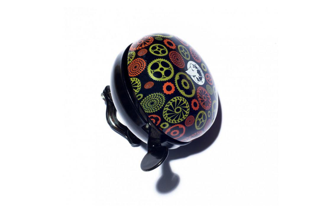 Sonerie Bicicletă PEGAS Oțel 80mm Negru - Sunet Ding-Dong - imagine 3