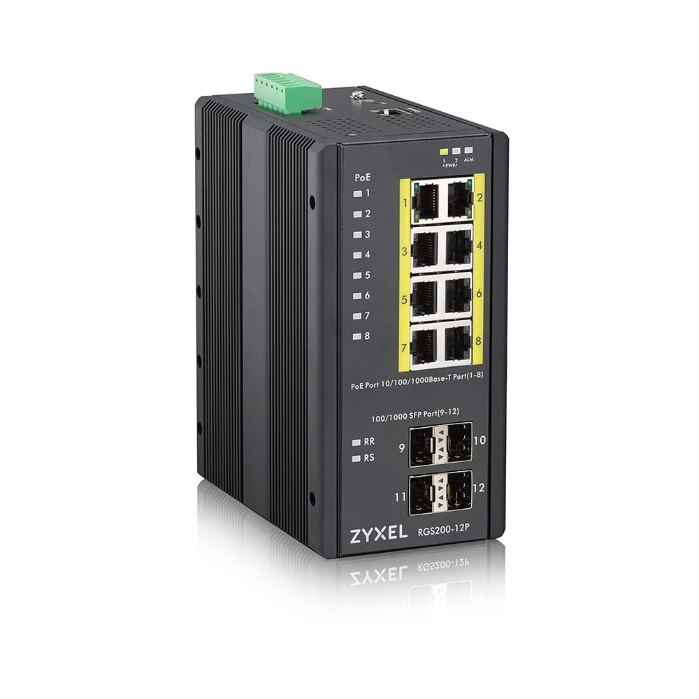 Switch Zyxel RGS200-12P PoE Managed - 12 Porturi Gigabit - imagine 9