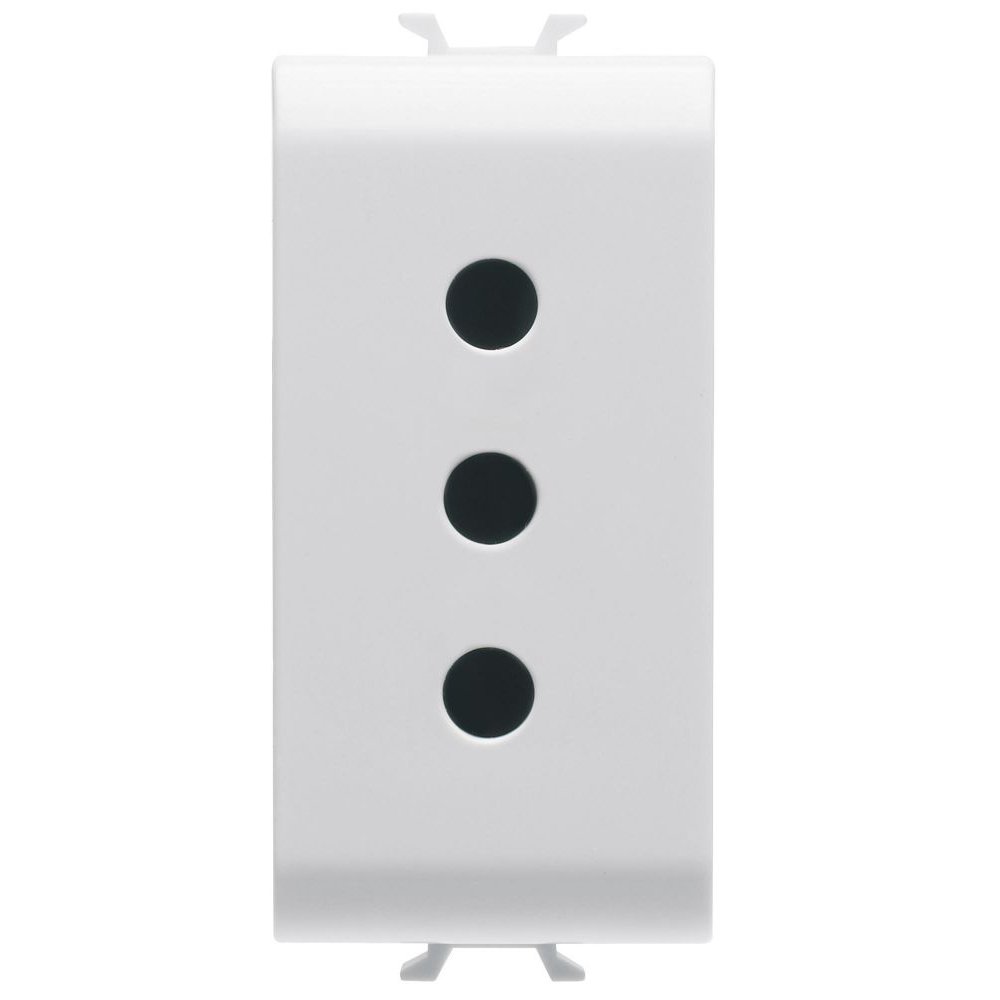 Priza Italiană Gewiss 1 Modul Alb 10A