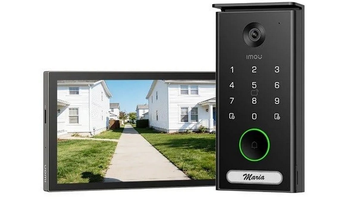 Videointerfon IP PoE IMOU VDP7 VO1-5M0A/VH1-7A0A, 5MP, monitor 7 inch touchscreen, detectie persoane-vehicule, IR 15m, audio, slot microSD
