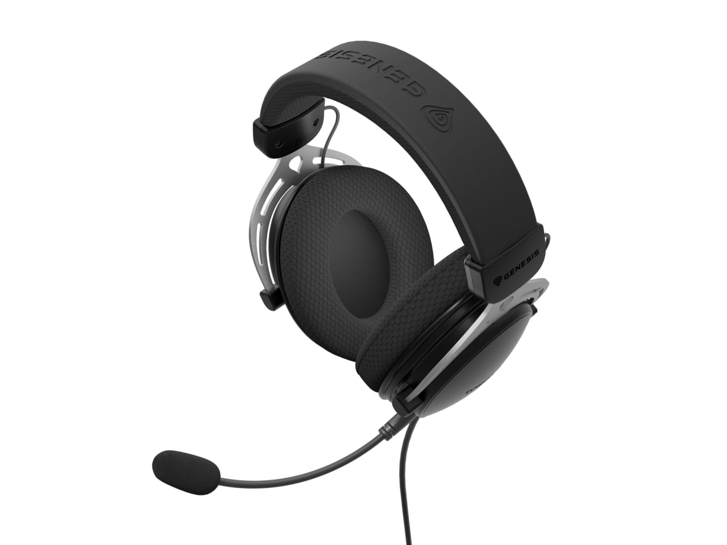 Casti Gaming Genesis Toron 531 - Microfon Detasabil, Negru - imagine 4