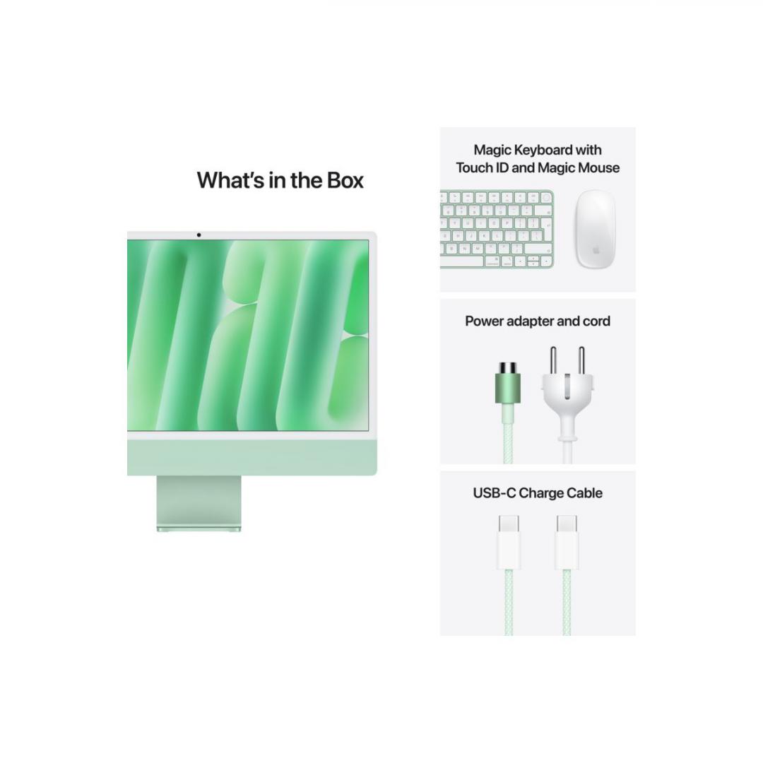 Apple iMac 24" M4 24GB/512GB Green - Performanță Pro