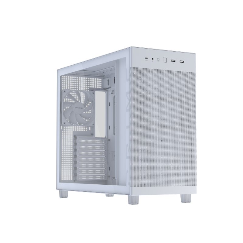 Carcasă ASUS PRIME AP303 TG White ATX - Design Premium
