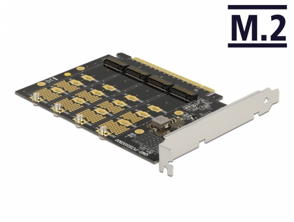 Card PCI-E 4x NVMe M.2 Delock 89017
