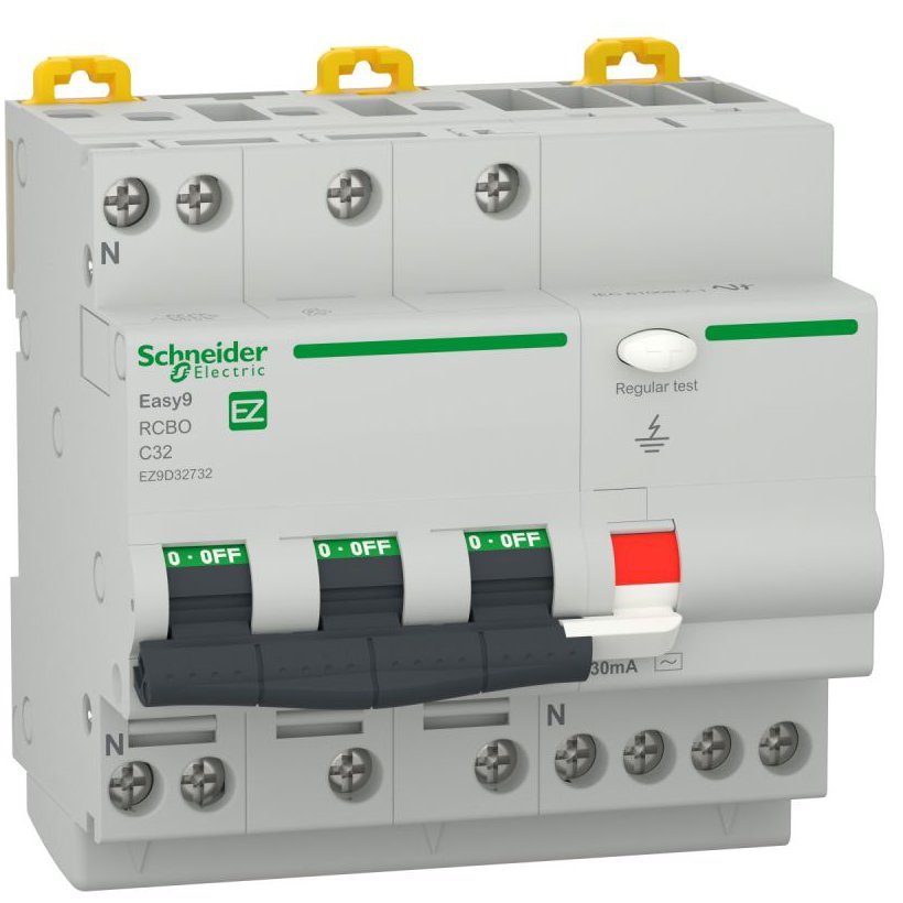 RCBO Schneider 3P+N 32A