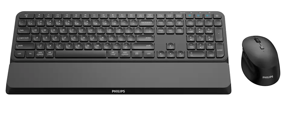Kit Wireless Philips SPT6607 - Tastatură + Mouse, Bluetooth - imagine 1