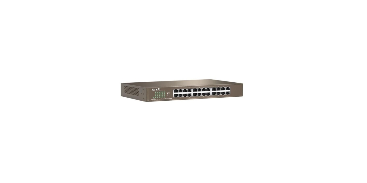 Switch TENDA TEG1024D, 24 Porturi Gigabit, Metalic - imagine 2