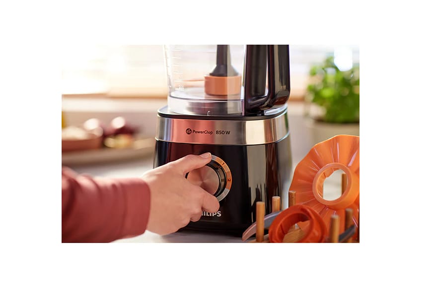 Robot Bucătărie Philips HR7530/10, 850W, Vas 2.1L, Negru - imagine 5
