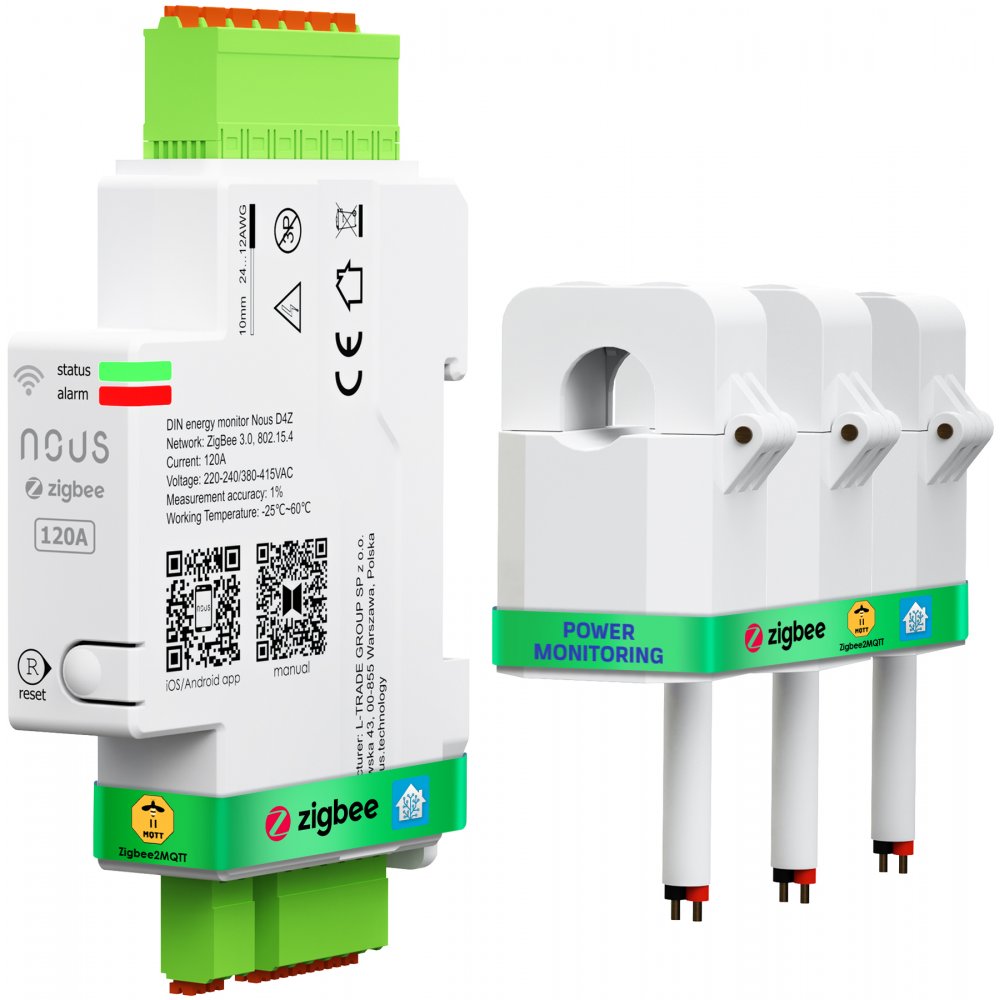 Contor NOUS D4Z ZigBee Smart 120A
