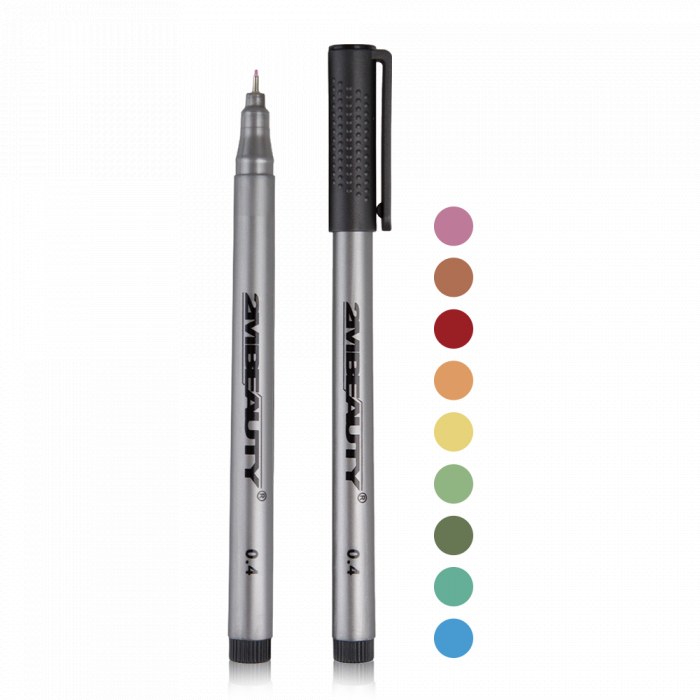 Set 9 Markere Nail Art Color - Nailshop