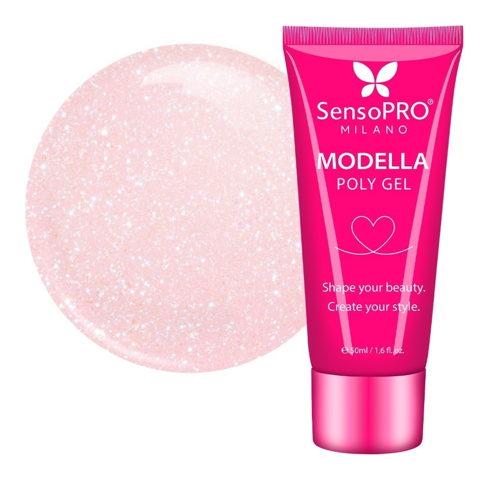 Polygel MODELLA SensoPRO Milano - Fairy Frost, 50ml