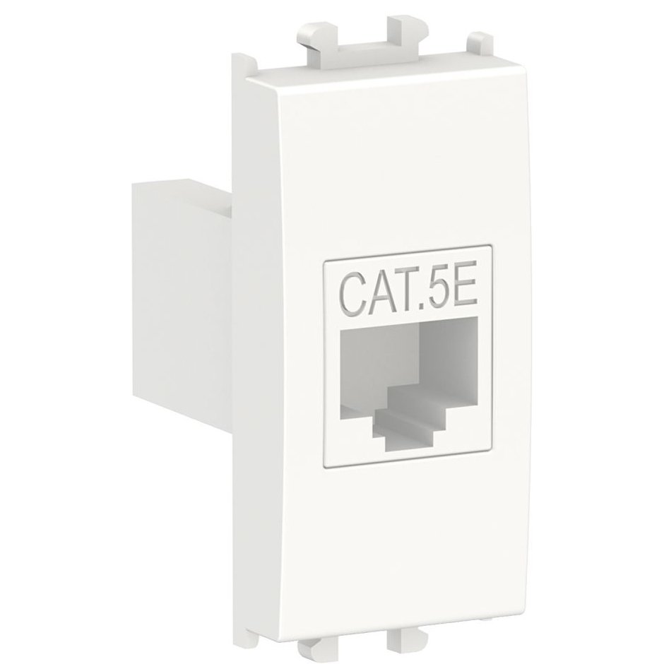 Priza Date RJ45 Cat5e Schneider Easy Styl, Alb