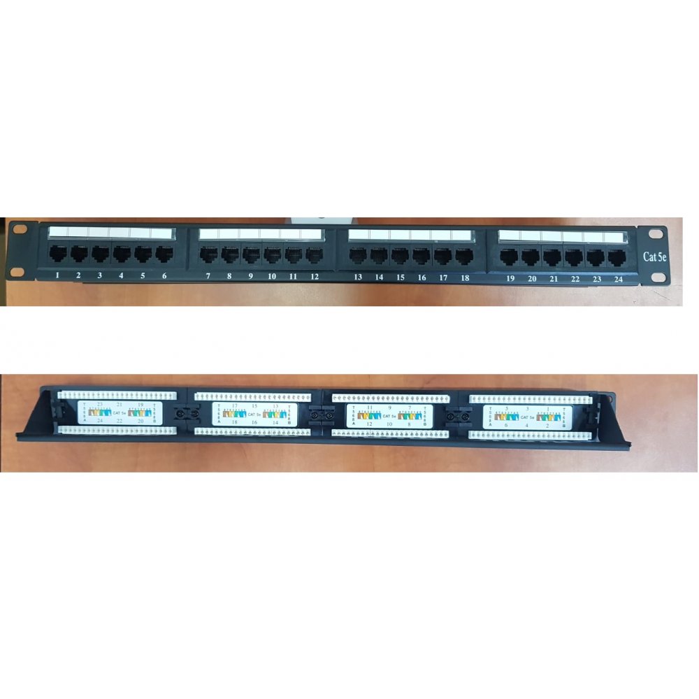 Patch Panel 24 Porturi UTP Cat.5e Ted Electric