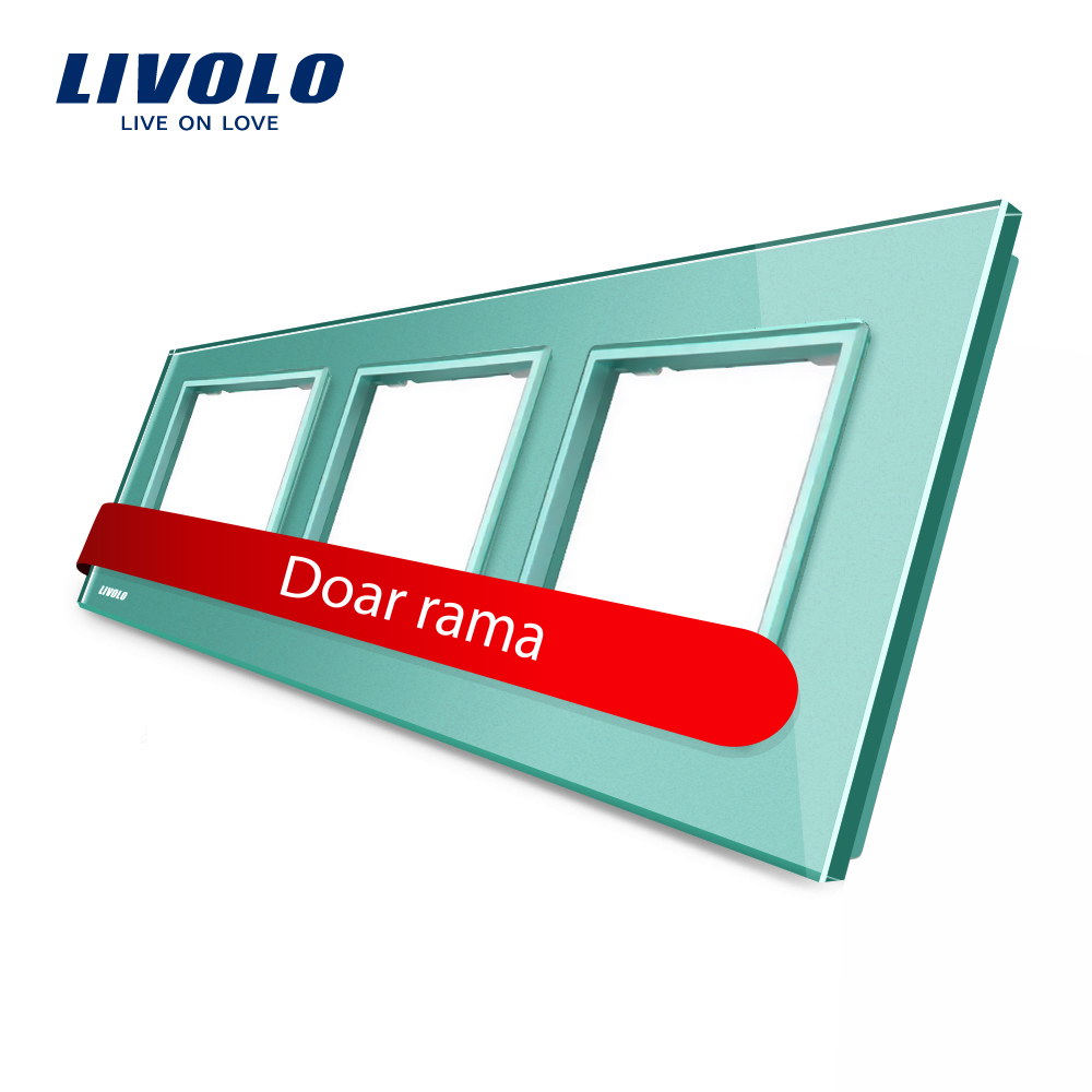 Rama Priză Triplă Livolo Sticlă, Alunecare Ușoară - imagine 10