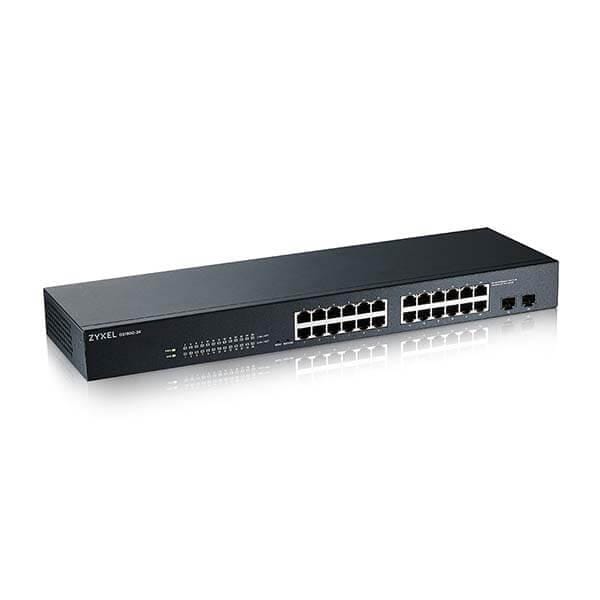Switch Zyxel GS1900-24HP 24-Port Gigabit Managed PoE - imagine 2