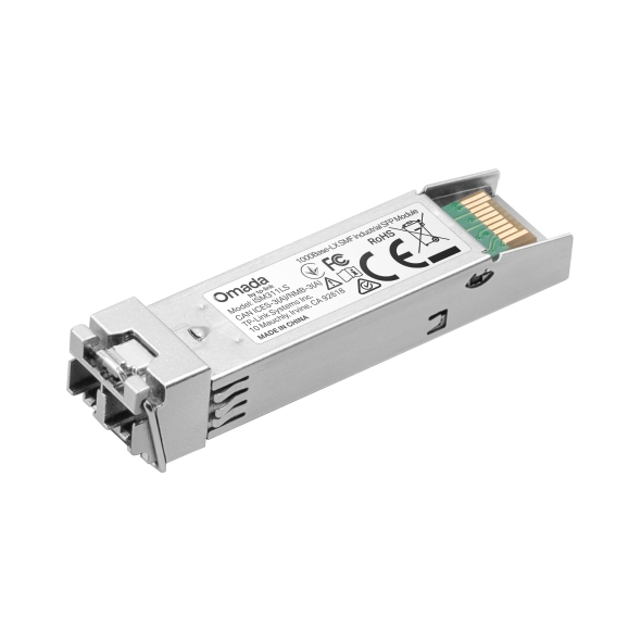 Modul SFP industrial pentru fibra optica Tp-Link Omada ISM311LS, 1000Base-LX, 1310nm, LC duplex, single-mode, 20km
