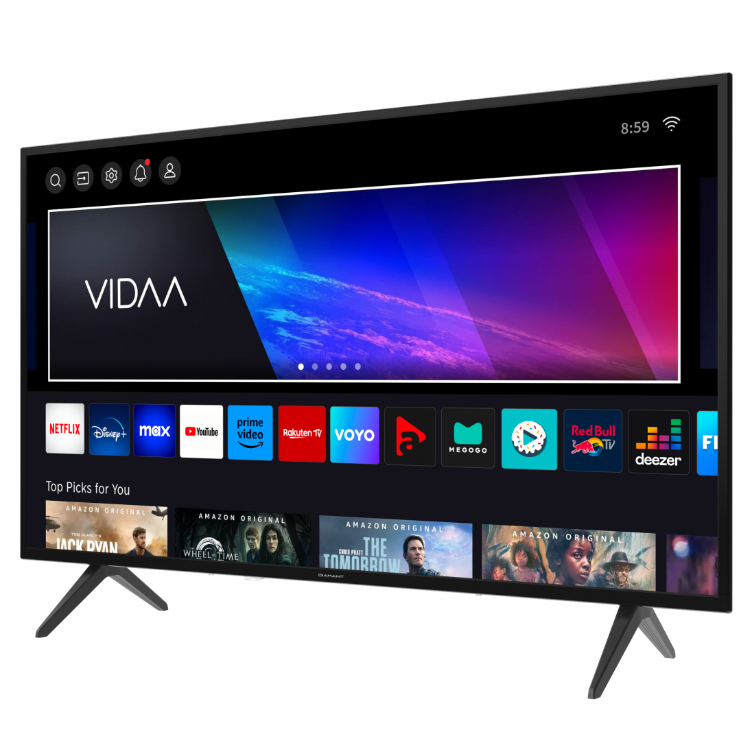 Televizor LED Smart DIAMANT 101 cm Full HD - Calitate Superioară - imagine 2