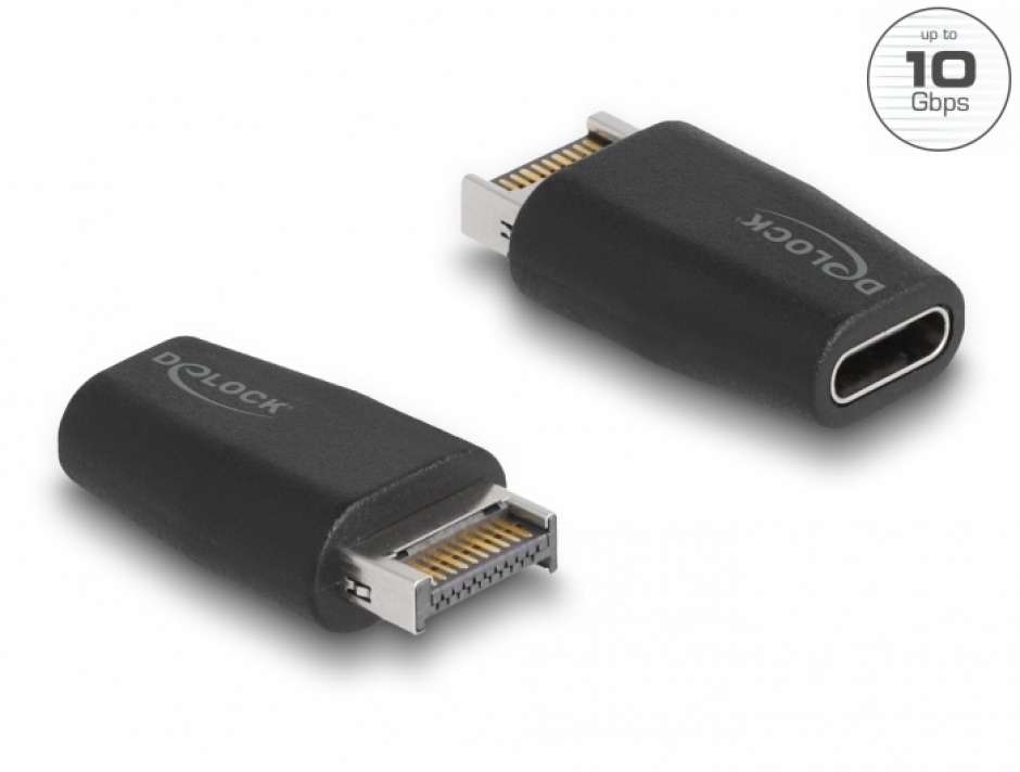 Adaptor Delock USB 3.2 Key A la Type-C™, 10 Gbps