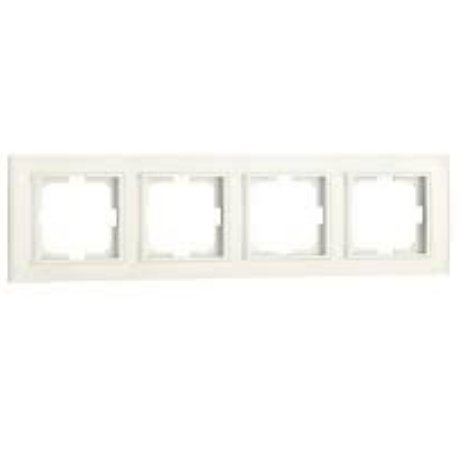 Ramă Mina Ovivo OV00459 pentru 4 module, alb