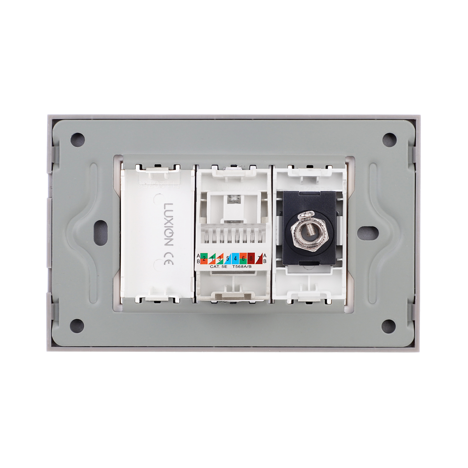 Priza TV+Internet Sticla Luxion IP44 - imagine 16